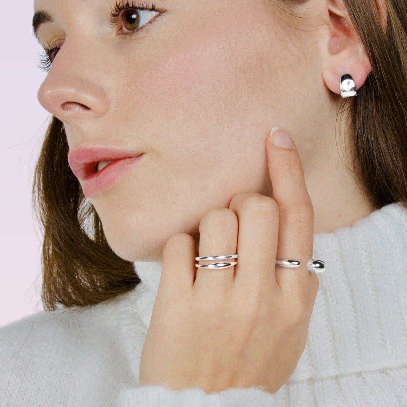 Stackable Silver Ring - Bailey Hamilton