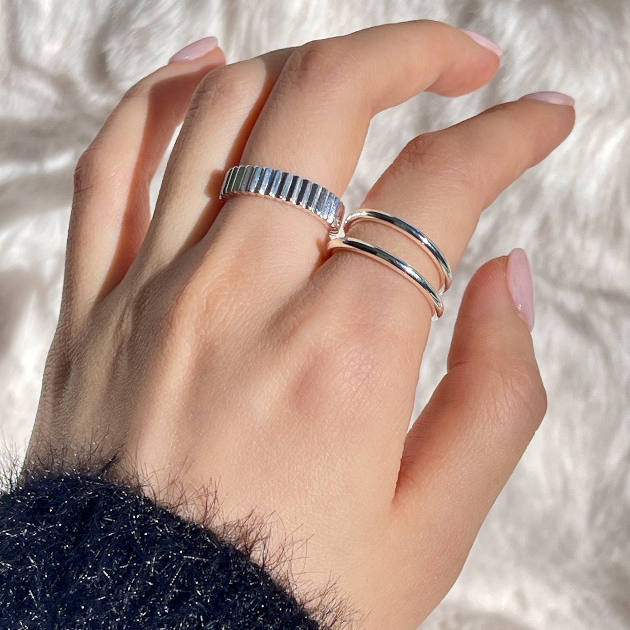 Stackable Silver Ring - Bailey Hamilton